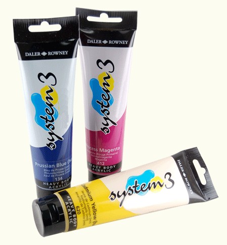 System3 acrylic colours 150ml
