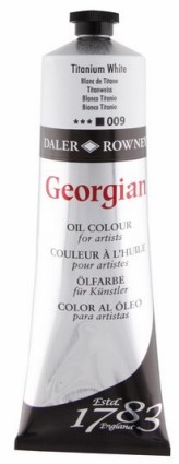 Georgian oil color 225ml 009 Titanium White