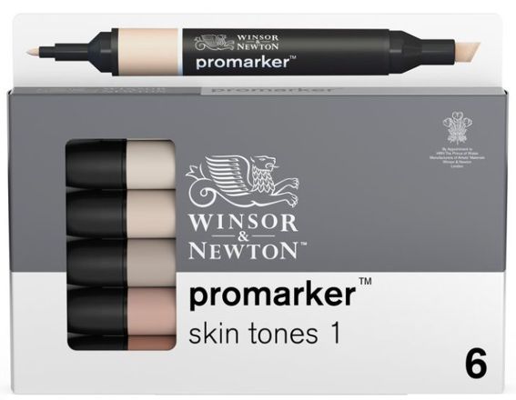 Promarker Skin tones 1 6-lajitelma