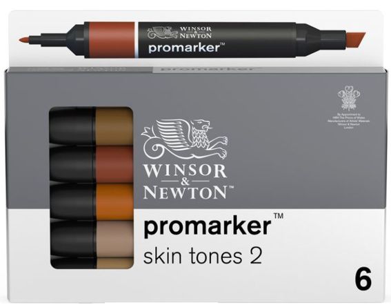Promarker Skin tones 2 6-lajitelma
