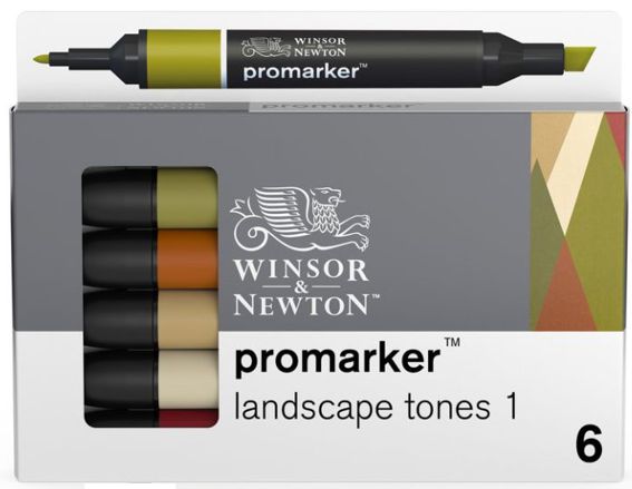 Promarker Landscape tones 6-lajitelma