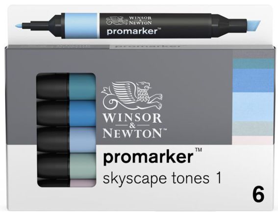 Promarker Skyscape tones 6-lajitelma