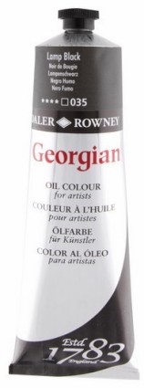 Georgian oil color 225ml 035 Lamp Black