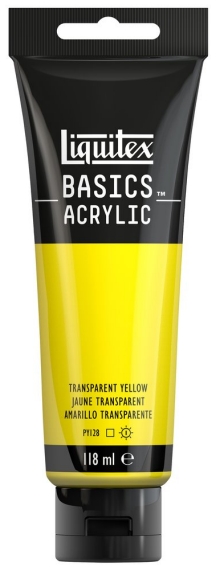 Basics Acrylic 118ml 045 Tranparent Yellow