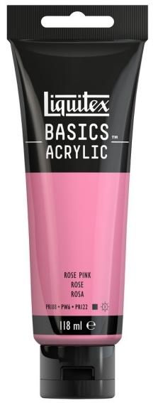 Basics Acrylic 118ml 048 Rose Pink