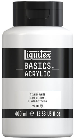 Basics Acrylic 400ml 432 Titanium White