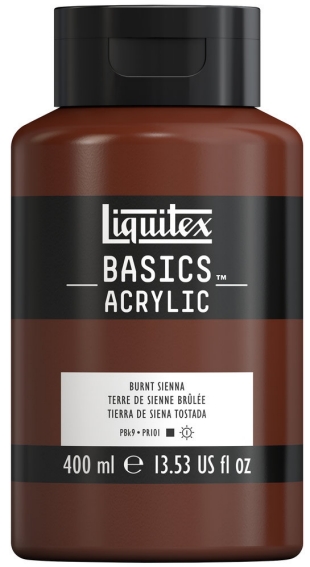 Basics Acrylic 400ml 127 Burnt Sienna