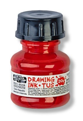 Drawing ink 20g red