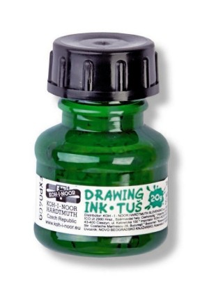Drawing ink 20g green