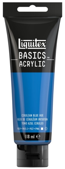 Basics Acrylic 118ml 470 Cerulean Blue Hue