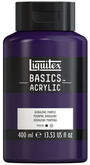 Basics Acrylic 400ml 186 Dioxazine Purple