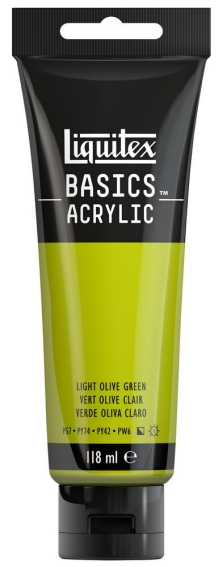 Basics Acrylic 118ml 218 Light Olive Green