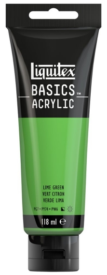 Basics Acrylic 118ml 222 Lime Green