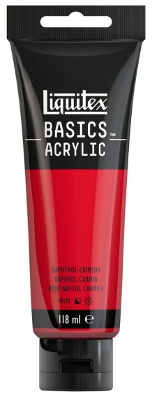 Basics Acrylic 118ml 292 Napthol Crimson