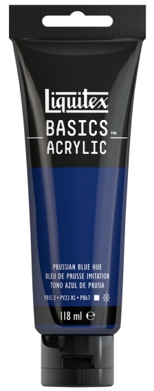 Basics Acrylic 118ml 320 Prussian Blue Hue