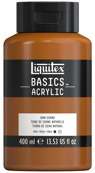 Basics Acrylic 400ml 330 Raw Sienna