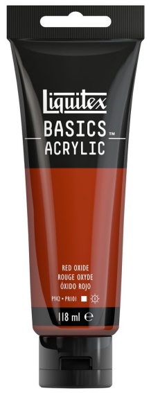 Basics Acrylic 118ml 335 Red Oxide