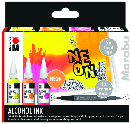 Marabu Alcohol Ink set Neon