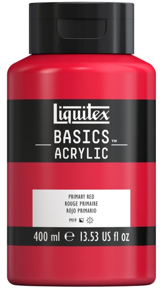 Basics Acrylic 400ml 415 Primary Red