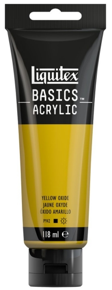 Basics Acrylic 118ml 416 Yellow Oxide