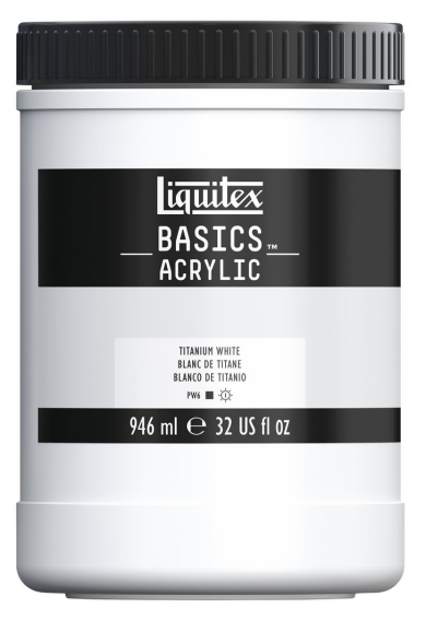 Basics Acrylic 946ml 432 Titanium White