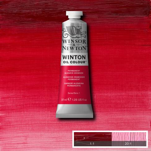 W&N Winton oil color 200ml 468 Permanent alizarin crimson