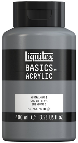 Basics Acrylic 400ml 599 Neutral Grey 5