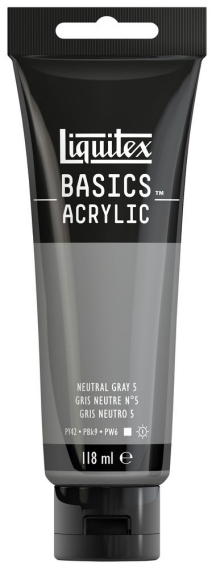 Basics Acrylic 118ml 599 Neutral Grey 5