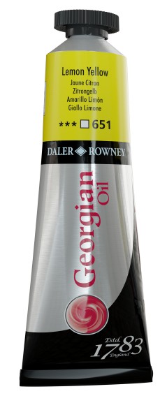 Georgian öljyväri 38ml 651 Lemon yellow