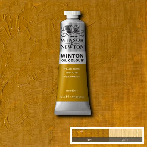 W&N Winton oil color 200ml 744 Yellow ochre