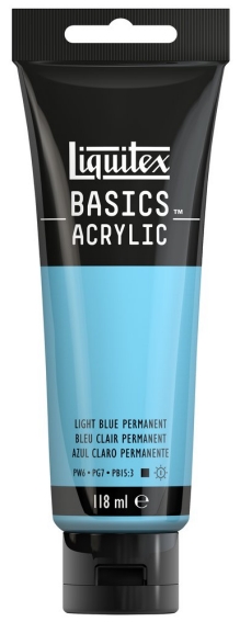 Basics Acrylic 118ml 770 Light Blue Permanent
