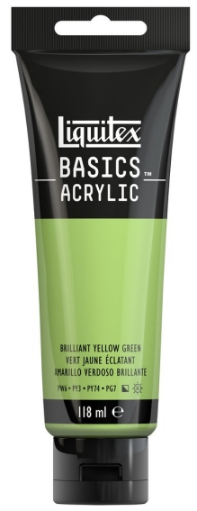 Basics Acrylic 118ml 840 Brilliant Yellow Green