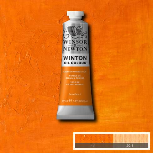 W&N Winton oil color 200ml 090 Cadmium orange