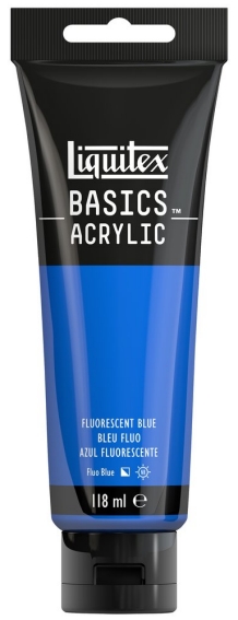 Basics Acrylic 118ml 984 Fluorescent Blue
