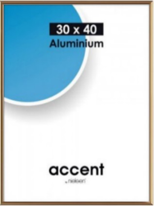 Accent kehys 70x100 cm puolikiiltävä kulta *