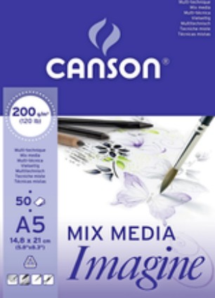 Mix Media Imagine 200g A5 (50)