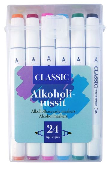 Classic Alcohol markers 24 pcs