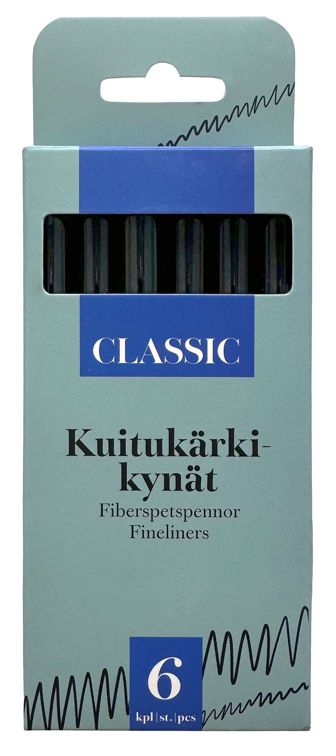 Classic Kuitukärkikynät 6 kpl