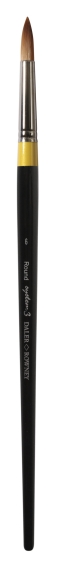 System3 45-0 synthetic round brush long handle