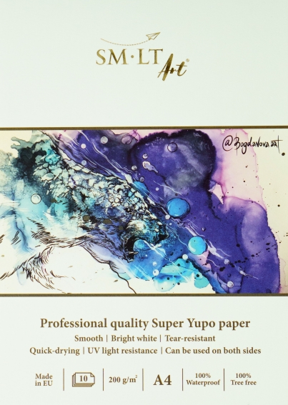 SMLT PRO Yupo-paper pad 200g A4 (10)