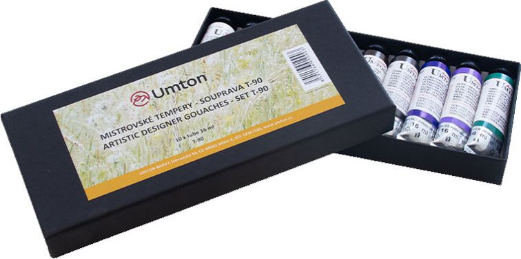 Umton Artistic Gouache väri set 10x16ml