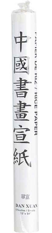 Dan Xuan riisipaperi 38x137cm 8 kpl Sumi Japaninpaperi
