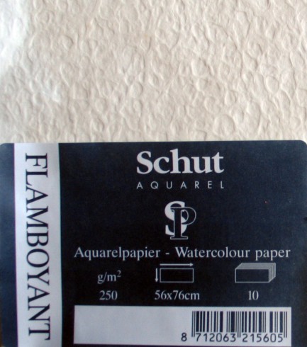 Schut Flamboyant Aquarel 250g 10 pcs "moon paper" Watercolor pap